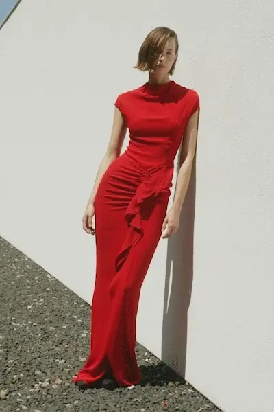 Beth Dress Red - Image 6