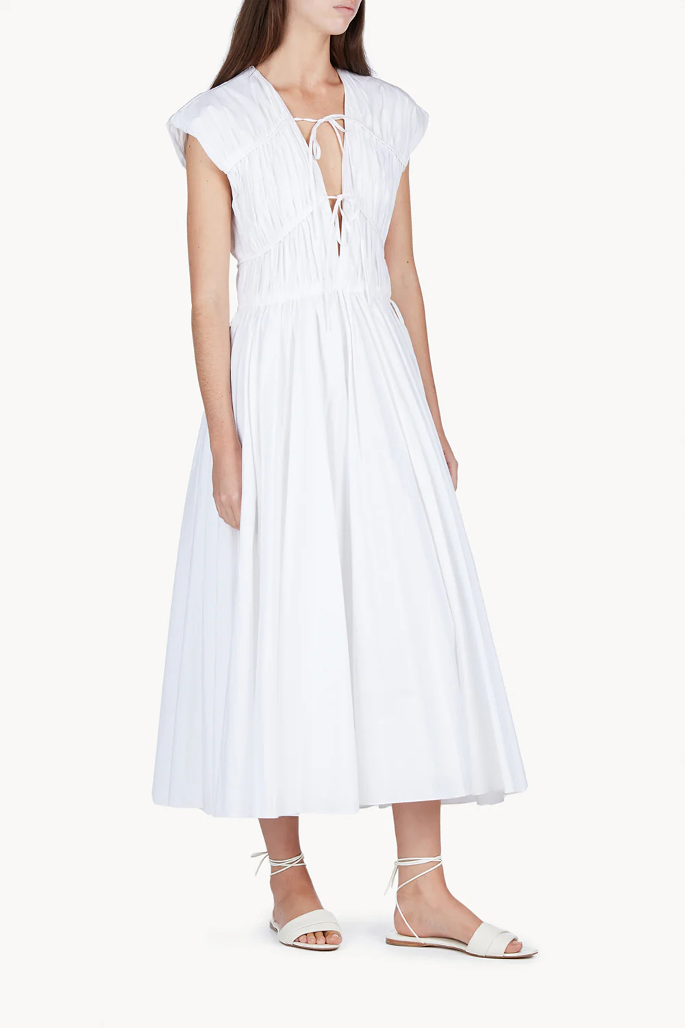 Ceres Organic Cotton Midi Dress White - Image 3