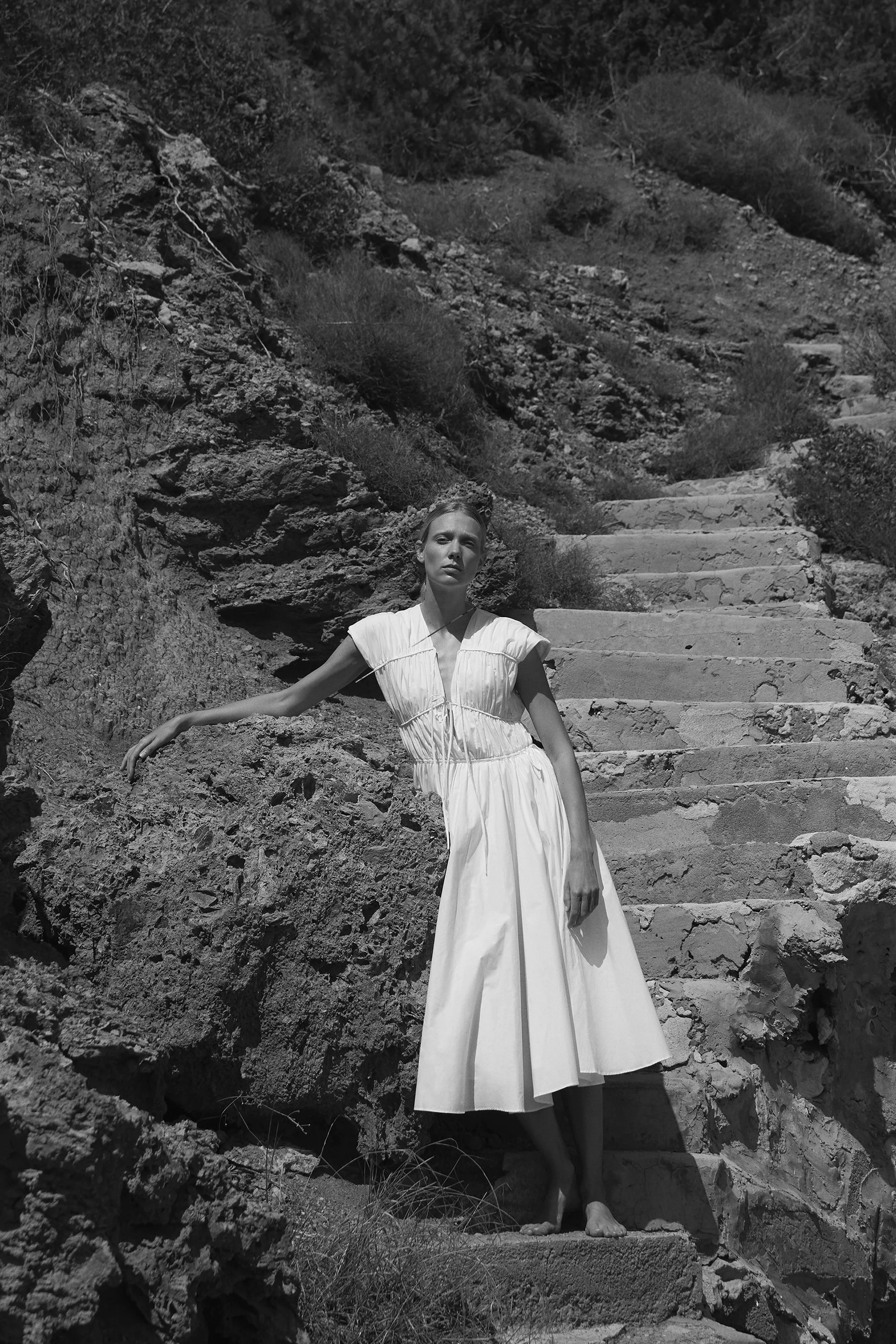 Ceres Organic Cotton Midi Dress White - Image 7