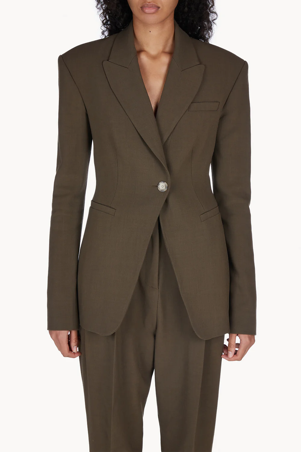 Elda Jacket Dark Olive - Image 3