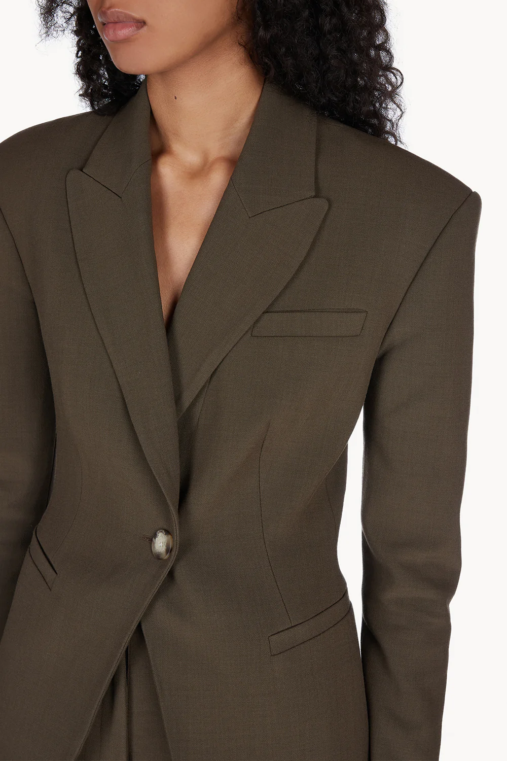 Elda Jacket Dark Olive - Image 4