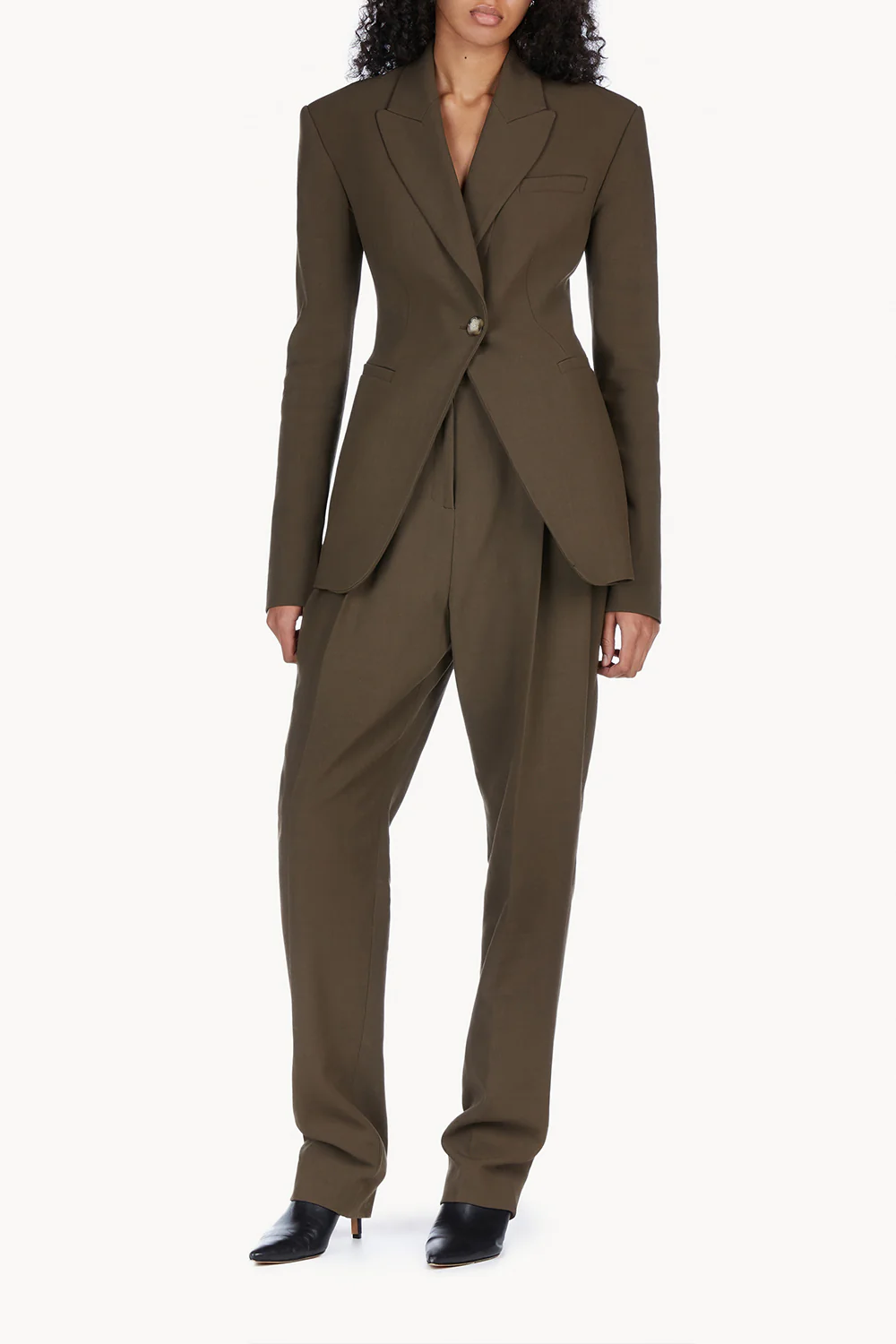 Elda Jacket Dark Olive - Image 6