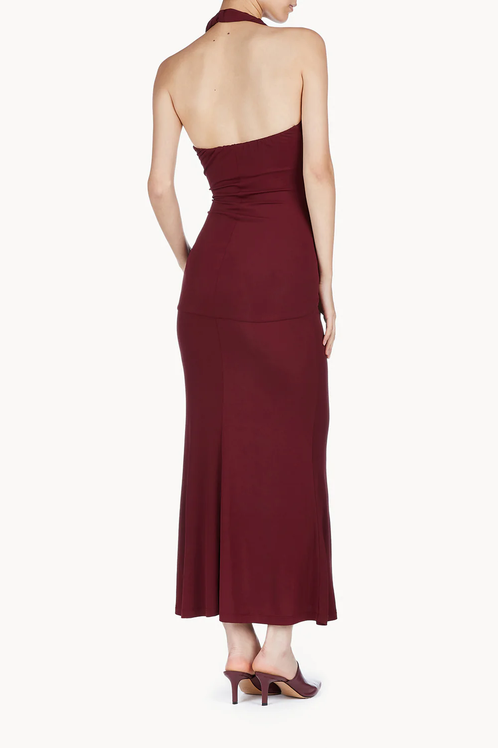 Eleanor Dress Burgundy - Image 3