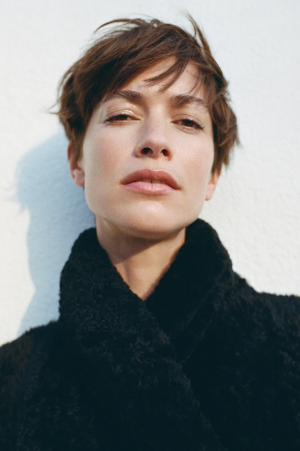 Vanessa Shearling Coat Black - Image 4